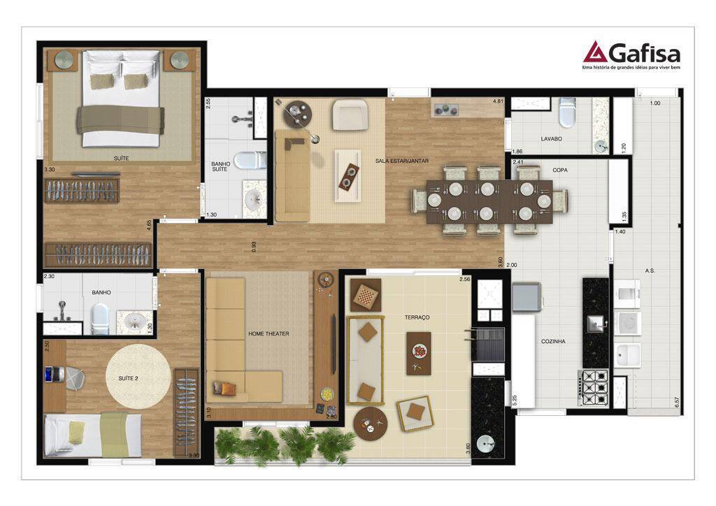 Apartamento, 2 quartos, 107 m² - Foto 12